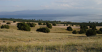 Abendstimmung am Nordufer des Sevan-Sees