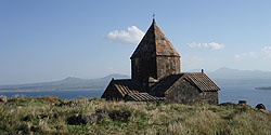 Sevan Vankh hoch auf der Halbinsel im Sevansee