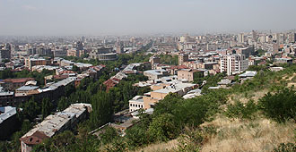 Häusermeer der armenischen Hauptstadt Yerevan