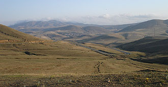 Hochland nördlich von Gyumri