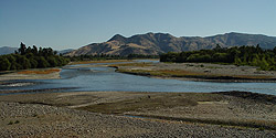 Flusslandschaft an der Pan Americana