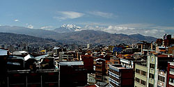 La Paz mit Illimani