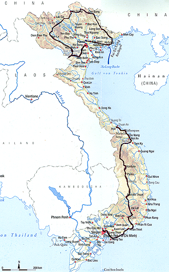 Biketouren durch Nord- und Süd-Vietnam