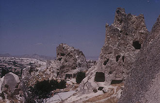 Höhlenkirchen in Göreme, Türkei